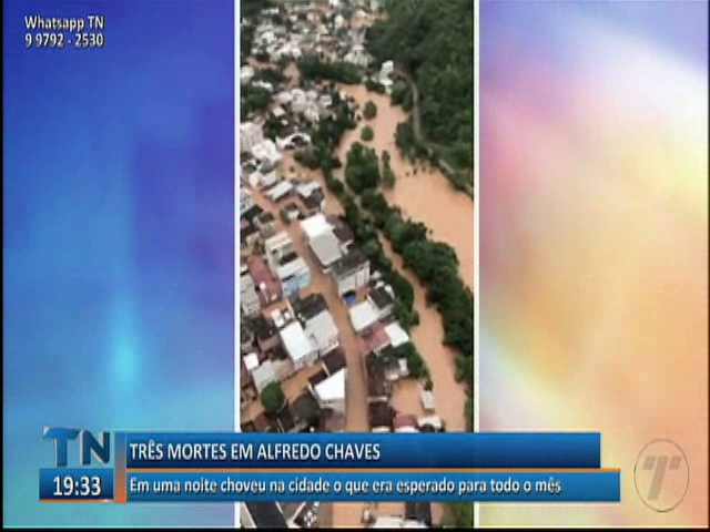 Em uma noite choveu o que era esperado para todo o mês de janeiro em Alfredo Chaves