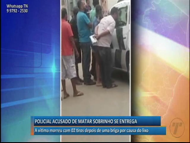 Sobrinho morreu com dois tiros depois de uma briga com o tio por causa do lixo