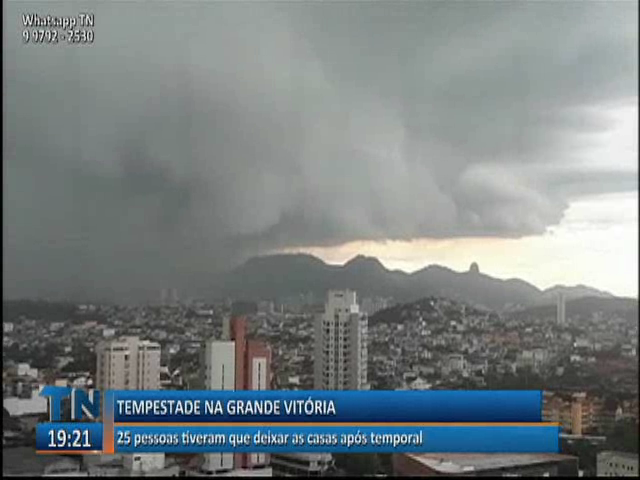 Mais de sete mil raios caíram no estado em 24 horas