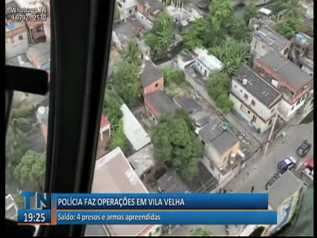 Polícia faz operações nas regiões de Santa Rita e Terra Vermelha, em Vila Velha