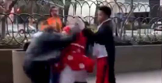 VÍDEO | Minnie tem dia de fúria, bate em segurança e dá soco no Mickey