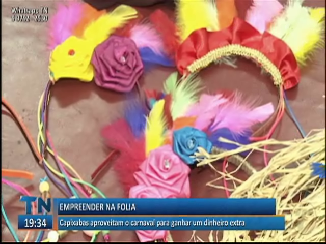 Capixabas aproveitam o carnaval para ganhar um dinheiro extra
