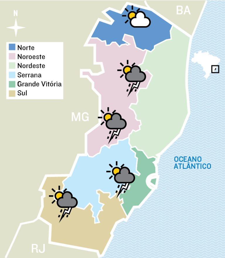 Confira a previsão do tempo para esta quinta-feira (13)