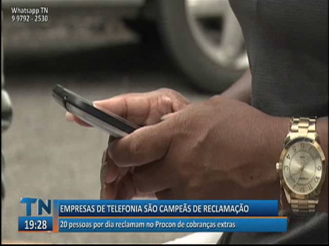 Empresas de telefonia são campeãs de reclamação