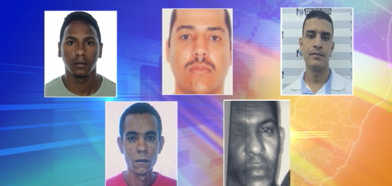 Cinco dos criminosos mais procurados do estado são acusados de feminicídio