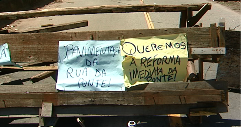 Comunidade cobra a reforma da ponte de Capuaba que deveria estar interditada