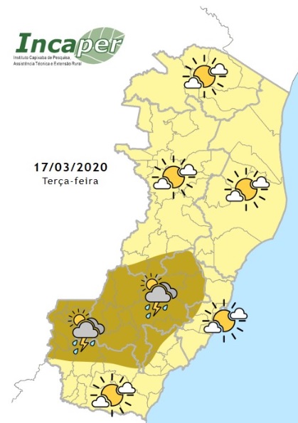 Temperatura pode chegar a 34ºC no Estado; confira a previsão do tempo