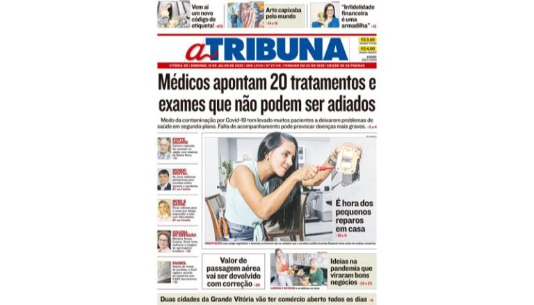 Confira os destaques do Jornal A Tribuna deste domingo