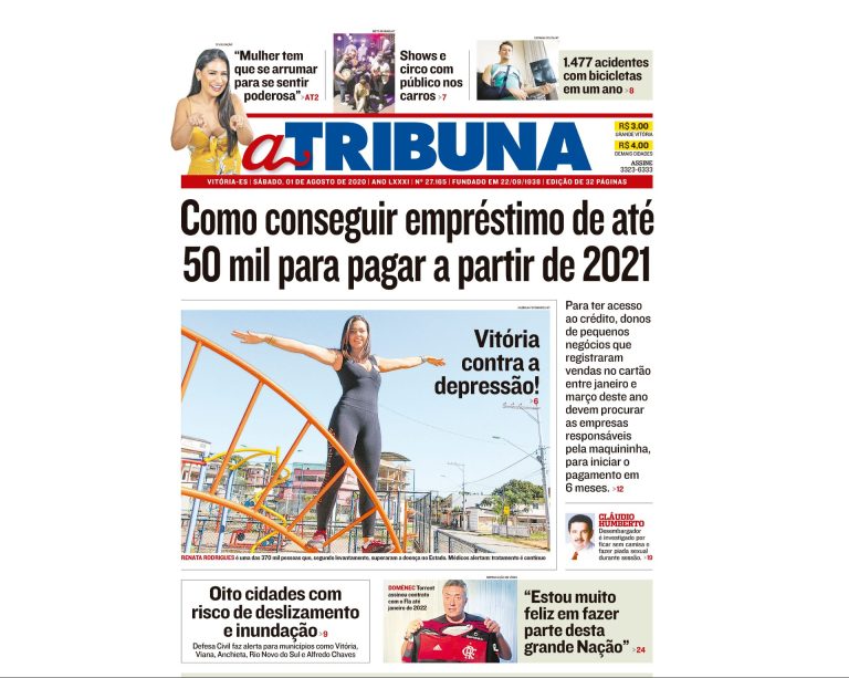 Clique aqui e confira os destaques do jornal A Tribuna deste sábado