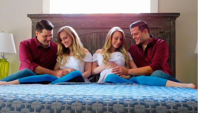 Irmãs gêmeas se casam com irmãos gêmeos e ficam grávidas… de gêmeos