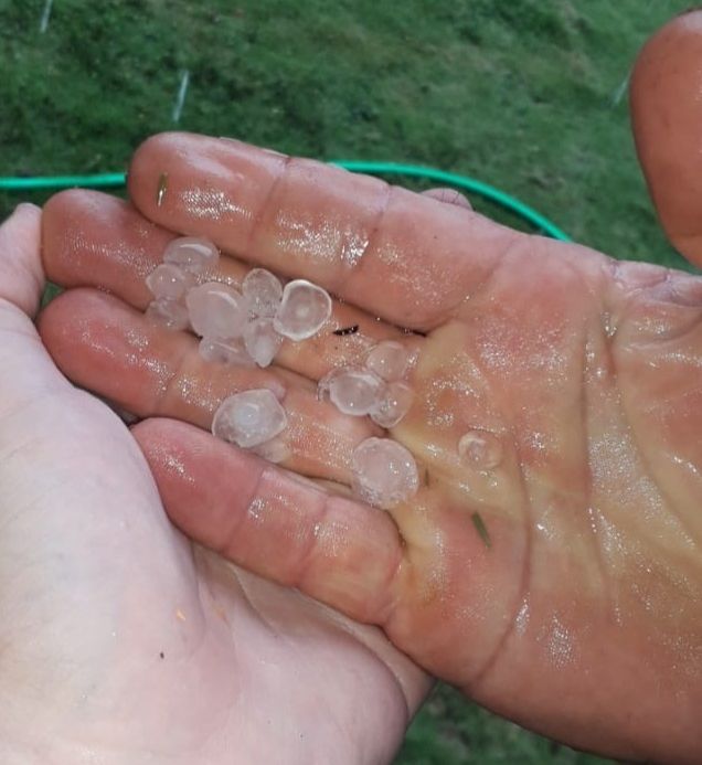 Alerta para chuva de granizo em 53 cidades capixabas. Veja a lista