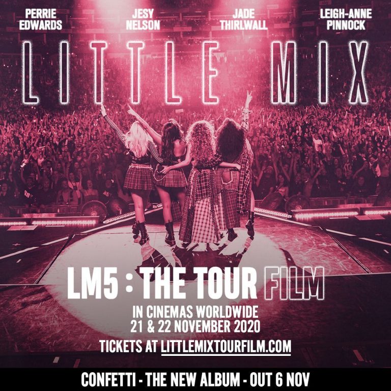 Quarteto britânico Little Mix anuncia lançamento de “The Tour Film”
