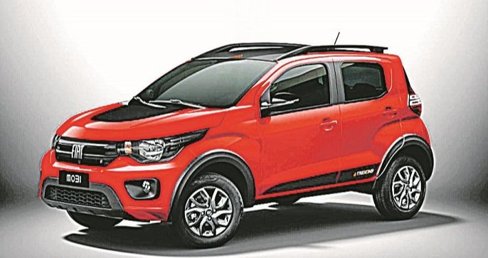 Mobi muda para ficar com jeito de SUV