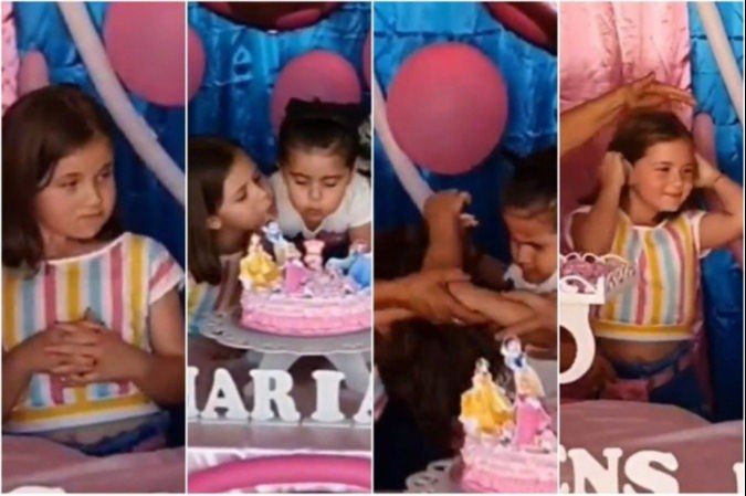 Briga entre irmãs em festa de aniversário viraliza nas redes sociais