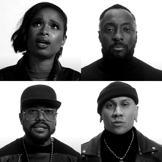 Black Eyed Peas e Jennifer Hudson em “Where Is The Love”