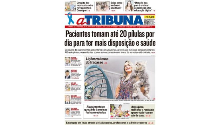 Confira os destaques do Jornal A Tribuna deste domingo