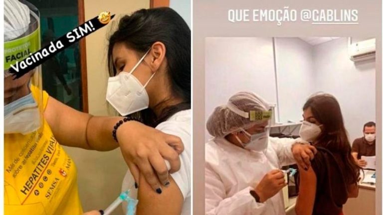 Nomeadas há oito dias, irmãs médicas são vacinadas em grupo prioritário contra covid