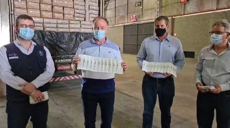 Estado recebe primeiro lote de seringas e agulhas para vacinar contra Covid