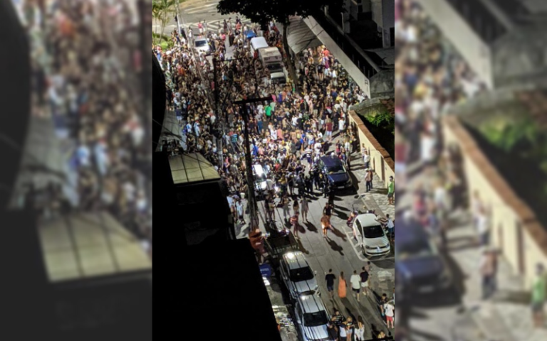 Moradores de Jardim da Penha reclamam de aglomeração na Rua da Lama