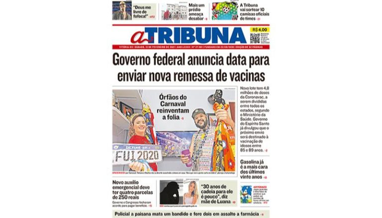 Confira os destaques do Jornal A Tribuna deste sábado