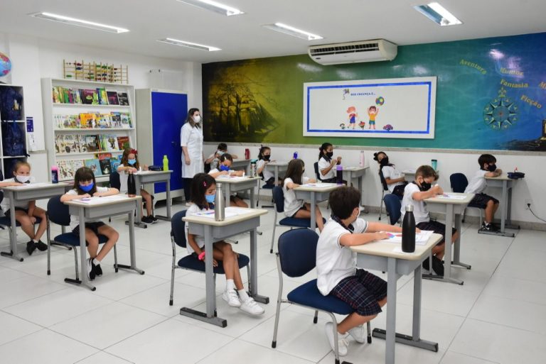 Leonardo da Vinci com 100% dos alunos em estudo presencial