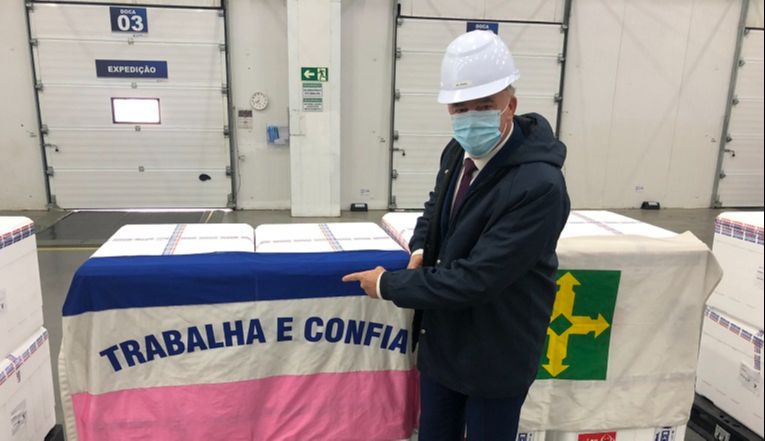 Casagrande comemora cronograma de distribuição de vacinas anunciado pelo Ministério da Saúde