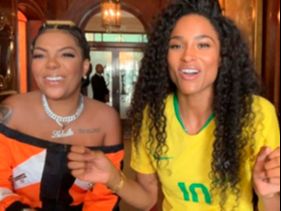 Ludmilla recebe mensagem de Ciara sobre pagodes de “Numanice”