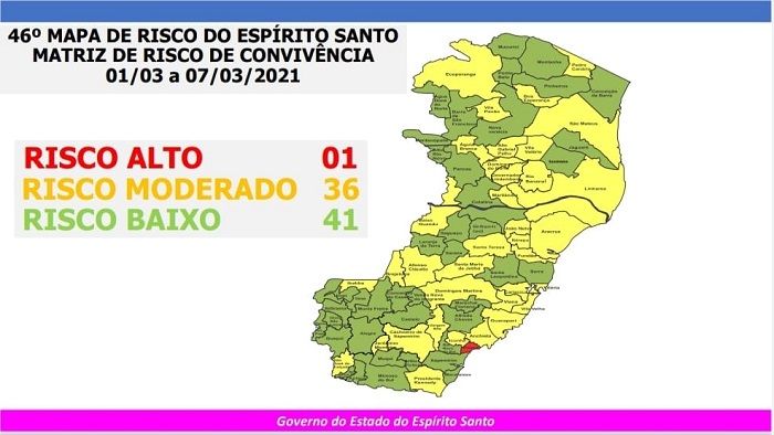 Grande Vitória continua no risco moderado de contágio da Covid