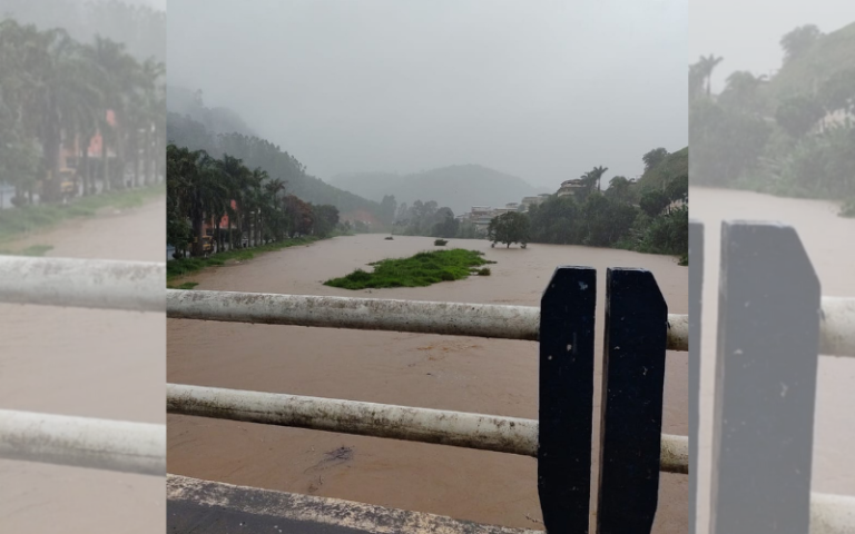 Temporal: Rio no Sul do Estado está 4 metros acima do normal