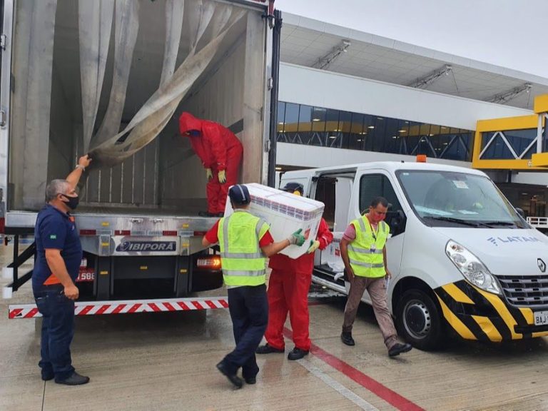 Mais 54,4 mil doses da Coronavac chegam ao Espírito Santo