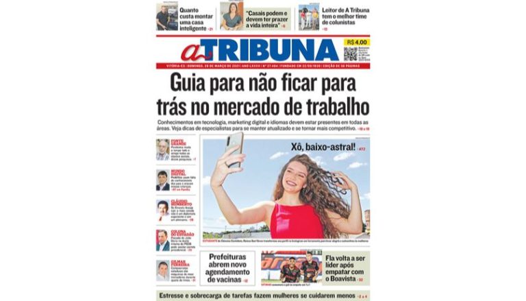 Confira os destaques do Jornal A Tribuna deste domingo