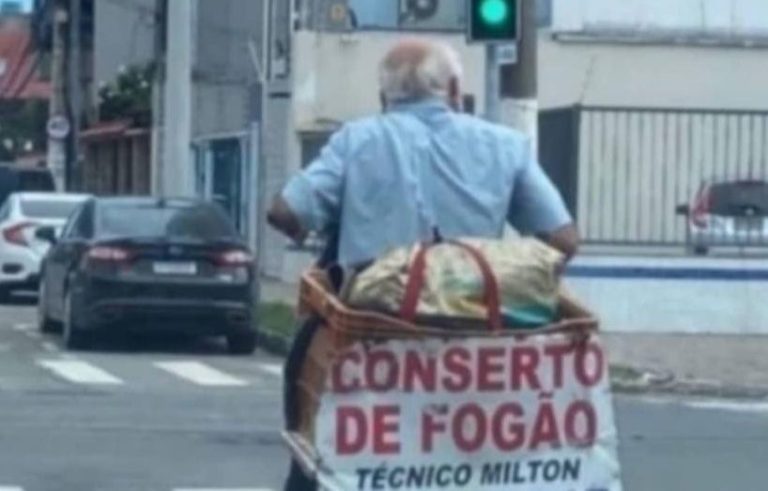 Após foto viralizar nas redes sociais, técnico de fogões já tem quase 100 agendamentos