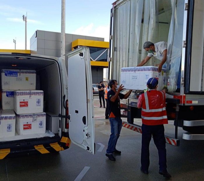 Mais de 84 mil doses de vacina chegam ao Estado