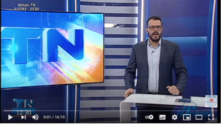 Confira o Tribuna Notícias 1ª Edição na íntegra deste sábado 29/05/2021