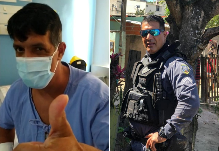 Policial grava vídeo para comemorar cura, mas morre por complicações da Covid