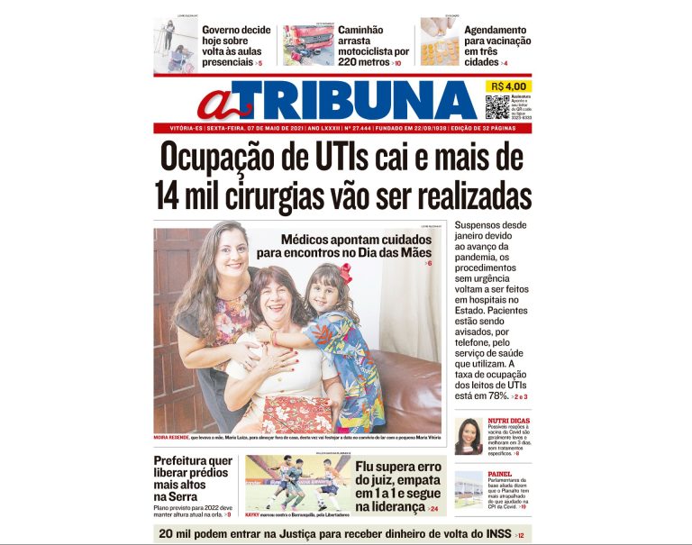 Clique aqui e confira os destaques do jornal A Tribuna desta sexta-feira