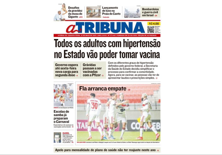 Clique aqui e confira os destaques do jornal A Tribuna desta quarta