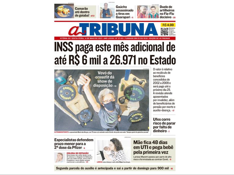 Clique aqui e confira os destaques do jornal A Tribuna desta sexta-feira