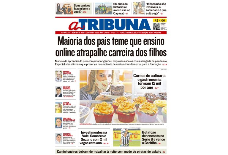 Clique aqui e veja os destaques do jornal A Tribuna deste domingo