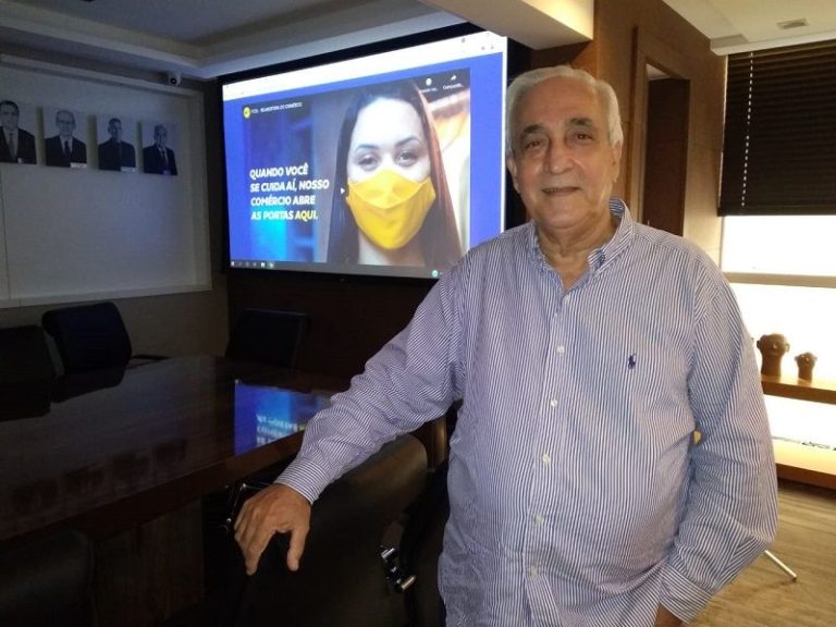 Comércio faz campanha para incentivar cuidados contra a Covid