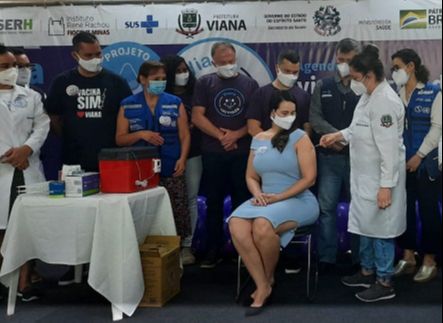 “Dia de esperança”, avalia secretário da Saúde sobre mutirão de vacinação em Viana