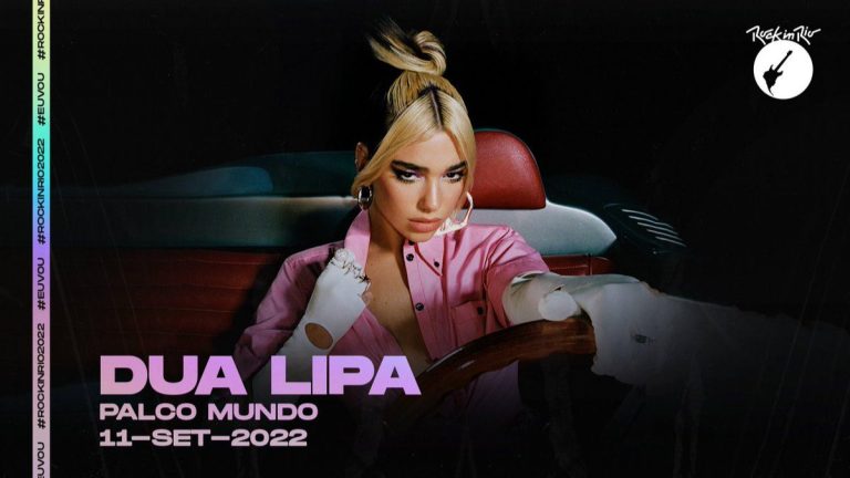 Dua Lipa no Palco Mundo do Rock in Rio 2022