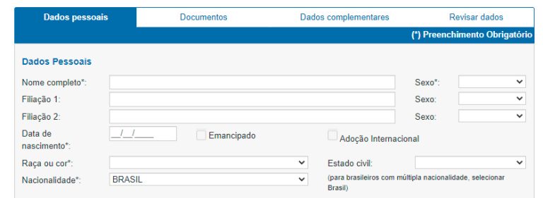 Mudança em formulário com filiação sem gênero provoca reclamações