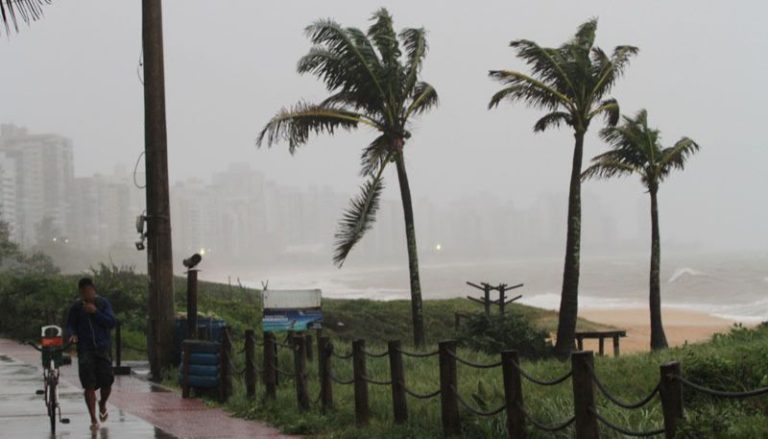 Marinha alerta para ventos de até 75 km/h no Sul do Estado