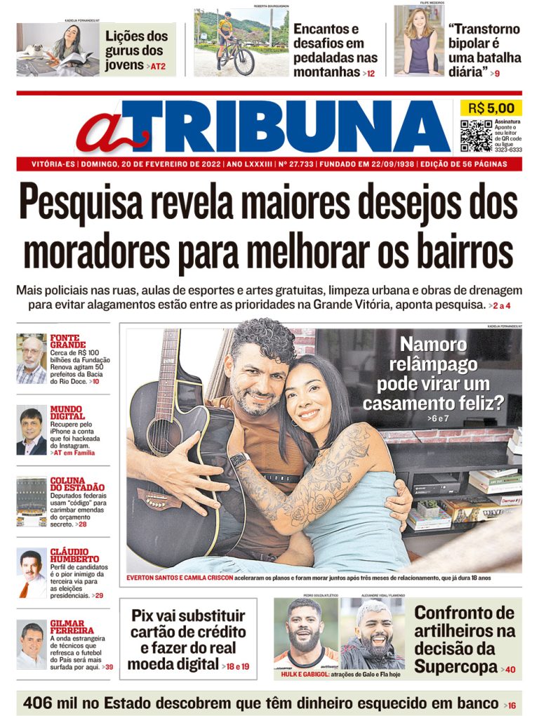 Veja os destaques de A Tribuna deste domingo