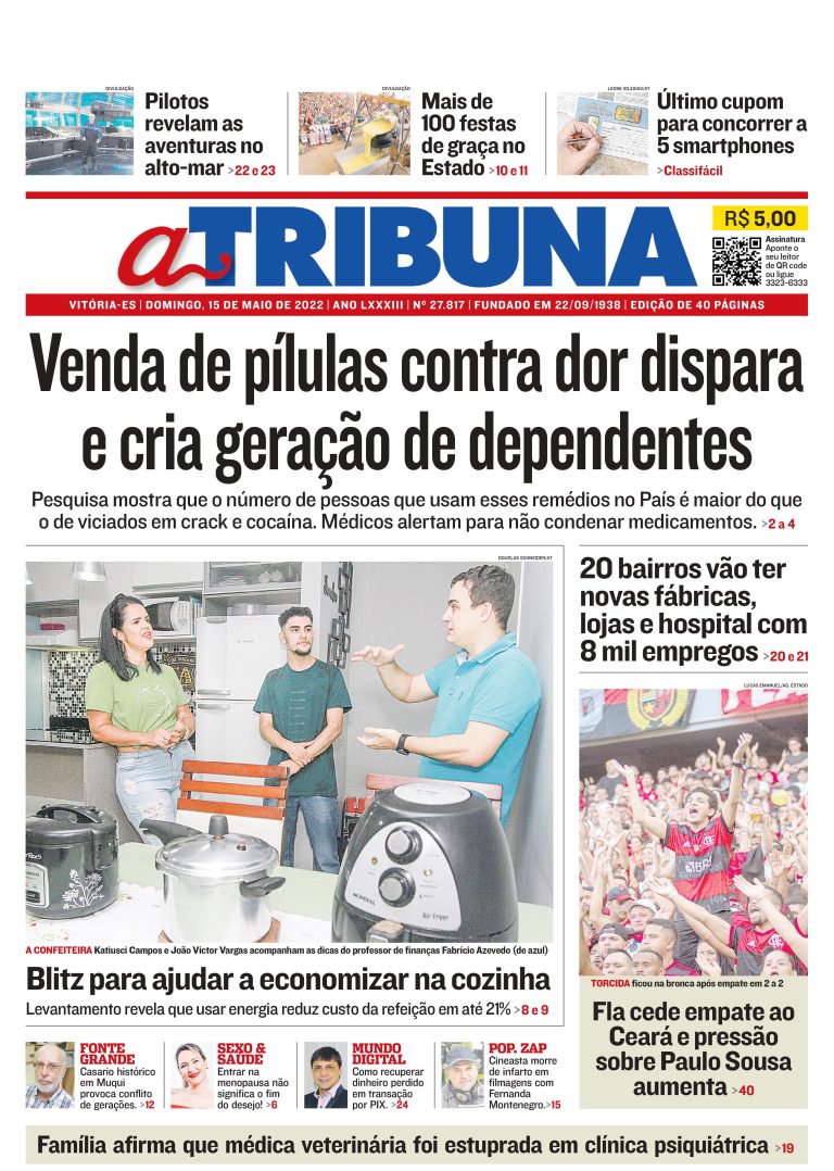 Confira os destaques do Jornal A Tribuna deste domingo