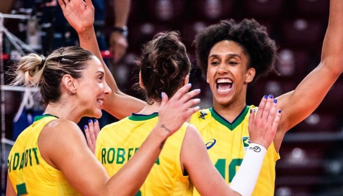 Brasil atropela a Coreia e se classifica na Liga das Nações do Vôlei