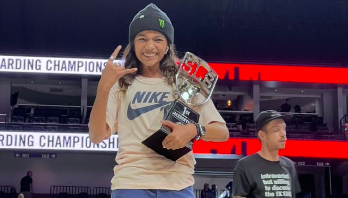 Rayssa Leal vence etapa da Liga Mundial de Skate com virada na última manobra