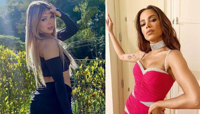 Anitta critica Melody e cantoras trocam farpas nas redes sociais