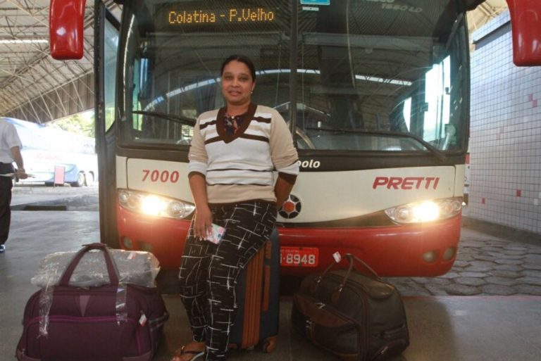 Até três dias em viagem de ônibus